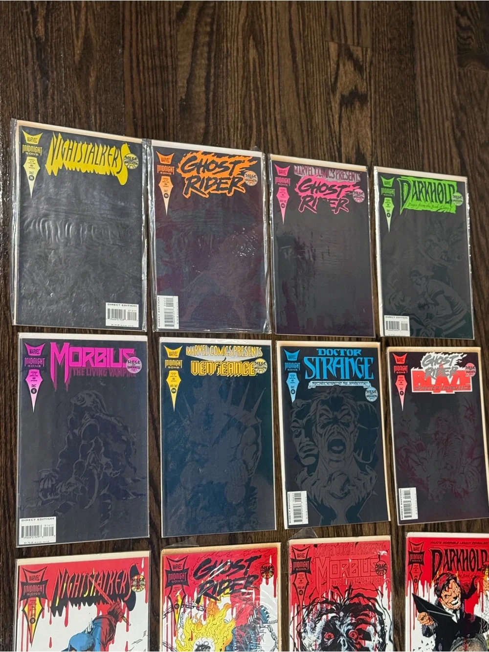 Marvel Seige of Darkness parts 1-17 comic book set 1993 Ghost Rider